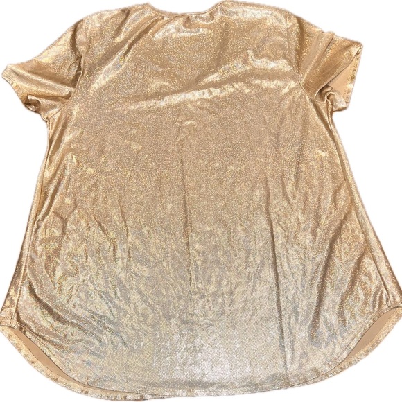 DAZZLE ME CRAZY TOP - GOLD - Picture 2 of 11